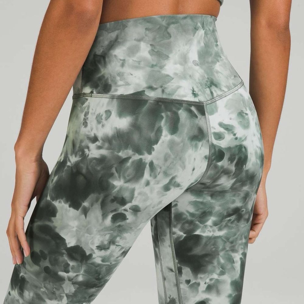 Lululemon Align High-Rise Leggings 25" Diamond Dye Starlight Smoked Spruce 6